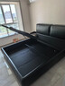 越映頭層牛皮真皮床主臥床半青皮全青皮軟包雙人婚床大小戶(hù)型大黑牛床 單床【接觸面真皮】+蠶絲手工床墊 1.8*2.0米【2.0MM半青皮-終身質(zhì)?！?曬單實(shí)拍圖