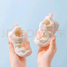 基諾輔童鞋男女嬰幼兒涼鞋包頭1-2歲2025夏季兒童寶寶學(xué)步鞋透氣機能鞋 K1212粉色【夏季鏤空】 17 內(nèi)長12.8腳長約11.9-12.3 曬單實拍圖