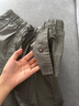 Calvin KleinJeans25早秋新款女士美式運動ck松緊抽繩腰工裝風休閑褲47C637G STN-暗灰 L (6) 曬單實拍圖