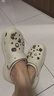 卡駱馳（crocs）厚底云朵洞洞鞋戶外休閑時(shí)尚一腳蹬沙灘鞋拖鞋 206750 206750-2Y2 39 -40 曬單實(shí)拍圖
