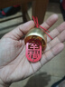 金日滿(mǎn)黃銅小鈴鐺風(fēng)鈴掛飾裝飾掛件門(mén)鈴家居店鋪民宿圣誕節擺件禮物 幸福 3.8CM 曬單實(shí)拍圖