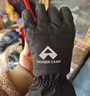 拓路者（Pioneer Camp）Primaloft金標(biāo)p棉防水登山手套男款可觸屏保暖加厚滑雪手套雪山男 黑色 M 曬單實(shí)拍圖
