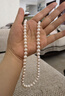 南熙【媲美海水珠/極光正圓】無核珍珠項鏈女媽媽款時尚優(yōu)雅淡水頸鏈 43cm 極光正圓【8-9mm】細微瑕 曬單實拍圖
