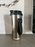 膳魔師（THERMOS）香港直郵高端純鈦咖啡杯雙層真空保溫杯茶水分離車(chē)載商務(wù)水杯禮品 結晶黑【內外純鈦+雙飲】 曬單實(shí)拍圖