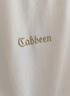卡賓（CABBEEN）【涼感】冰絲短袖T恤男2024夏季新款索羅那純黑上衣簡約百搭 漂白色02 L /175/50 曬單實拍圖