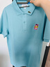 LACOSTE法國鱷魚活力卡通logo多巴胺Polo衫短袖男女同款|PH9236 BVG/潮汐藍(lán) S 曬單實(shí)拍圖