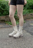 愛步（ECCO）運(yùn)動(dòng)鞋女 25年 BIOM C蹤跡戶外夏季透氣網(wǎng)面登山鞋 健步803383 冰白色/砂礫灰/玫瑰粉 36 曬單實(shí)拍圖