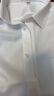 啄木鳥純棉D(zhuǎn)P免燙白色男士短袖襯衫夏季新款口袋商務(wù)休閑正裝職業(yè)藍襯衣 短袖款3KD13白色 42 曬單實拍圖