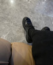 奧康（Aokang）商務(wù)正裝德比鞋男牛皮抓皺耐磨公務(wù)鞋黑色40碼 曬單實(shí)拍圖