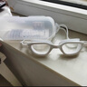 SWIMMAGIC泳鏡防水防霧高清近視大框男女成人游泳眼鏡泳帽套裝備 皓白色【進(jìn)口材質(zhì)/高清防霧】 平光（無(wú)度數選此項） 曬單實(shí)拍圖