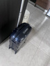 新秀麗（Samsonite）萬向輪貝殼箱拉桿箱密碼鎖時尚行李箱旅行箱單拉桿V22 深藍色 20英寸 曬單實拍圖