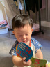 漢宮優(yōu)品一歲寶寶衣服短袖中國風(fēng)夏裝新生的兒連體衣夏季薄款嬰兒外出服 倉頡造字 90cm 曬單實拍圖