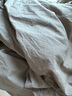 MUJI 水洗棉 床單 床上用品 純棉 全棉 學生宿舍 米色 雙人床用 220cm*260cm 曬單實拍圖