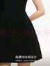 VEROMODA連衣裙2025夏季新款含醋纖收腰顯瘦A字小黑裙32527A057 黑色 M 曬單實(shí)拍圖