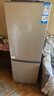 海爾（Haier）冰箱小型雙開門二門冰箱風(fēng)冷無霜一新等級(jí)能效家用超薄節(jié)能變頻省電小冰箱以舊換新補(bǔ)貼 【熱銷爆款】182升雙門冰箱智能省電新款 曬單實(shí)拍圖