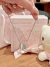 正港HelloKitty項(xiàng)鏈女生夏日多巴胺鎖骨鏈吊墜兒童七夕禮物送女友閨蜜 凱蒂貓【環(huán)扣項(xiàng)鏈】 曬單實(shí)拍圖
