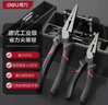 得力（deli）尖嘴鉗子膠柄多功能電工鉗子五金工具尖口鉗尖咀鉗尖頭鉗斷線鉗 8英寸 專業(yè)級省力型 DL0104 曬單實拍圖