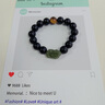 中國黃金CHINA GOLD財源貔貅黑曜石手串男和田玉手鏈七夕情人節(jié)禮物送男友老公生日 京速達(dá)-財源貔貅黑曜石手串 曬單實(shí)拍圖
