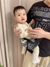 韞舜抱娃S器解放雙手嬰幼兒背帶1-3歲寶寶外出輕便式單肩防后仰前抱式 帶護腰嬰兒背帶【黑白斑馬紋】 曬單實拍圖