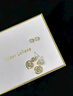 Amber Lollipop淡水珍珠耳環(huán)女天河石耳釘小眾耳飾生日七夕情人節(jié)禮物送女友老婆 金色(葫系列) 曬單實(shí)拍圖