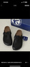 BIRKENSTOCK勃肯德國進(jìn)口男女款牛皮革軟木外穿Boston包頭拖鞋 黑色-窄版0060193 39 曬單實(shí)拍圖
