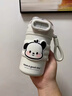 基歐歐蒂保溫杯女生2025新款高顏值水杯學(xué)生大容量杯子雙飲吸管保冷咖啡杯 白色小狗420ml 曬單實(shí)拍圖