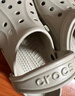 crocs卡駱馳貝雅洞洞鞋沙灘鞋|10126 卵石色-2V3 36/37(220mm)  曬單實拍圖