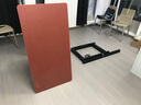 新顏值主義電腦桌電競桌實木書桌家用臺式辦公桌學(xué)習(xí)桌寫字桌工作臺長條桌子 120*60CM【40MM碳鋼腿】胡桃色 曬單實拍圖