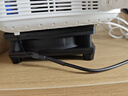 畢亞茲 路由器散熱風扇光貓wifi迷你電腦主機電視機頂盒機箱風扇底座USB5V直流靜音提速降溫帶開關12cm 曬單實拍圖