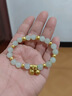 中國黃金（CHINA GOLD）和田玉珠子散珠天然正品單珠diy配珠七夕情人節(jié)禮物送女朋友老婆 淺冰晴 -- 約6mm*10顆【顆顆精選-璽晶級】 曬單實拍圖