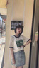 艾美琦美（AIMEIQIMEI）夏季女裝新款休閑牛仔短褲子套裝2025年洋氣減齡短袖夏裝穿搭顯瘦 白衣藍(lán)褲 M 曬單實(shí)拍圖