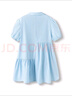 巴拉巴拉女童裙子兒童連衣裙2025夏條紋襯衫裙子208225111047 曬單實拍圖