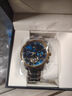 金仕盾（JIN SHI DUN）手表男士全自動(dòng)機械表防水夜光十大品牌專(zhuān)用男表 間金藍面-瑞士認證-送表帶 41mm 曬單實(shí)拍圖
