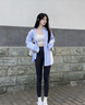 婷美（GRACEWELL）鯊魚褲女外穿打底褲瑜伽褲蜜桃臀裸感防走光修身顯瘦QS 曬單實(shí)拍圖