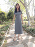 XIANGYUANGE法式小眾氣質(zhì)涼鞋女露趾厚底松糕一字帶夏季拼色粗跟絲帶羅馬鞋子 杏色 37 (235mm) 曬單實(shí)拍圖