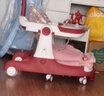 OENY嬰兒學(xué)步車(chē)預(yù)防O型腿2025新款多功能7月以上寶寶助步防側(cè)翻手推車(chē) 中國(guó)紅【升級(jí)款7檔調(diào)節(jié)】 多功能靜音輪學(xué)步助步周歲禮物 曬單實(shí)拍圖
