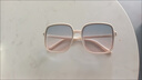 米釘方形太陽(yáng)鏡女墨鏡漸變色新款眼鏡女士潮流 白框漸變色 單眼鏡 曬單實(shí)拍圖