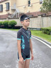 拓勝（TOSWIM）兒童泳衣男童2025新款連體短褲游泳衣中大童專(zhuān)業(yè)競技訓練 【海底幻影】專(zhuān)業(yè)兒童泳衣 150 曬單實(shí)拍圖