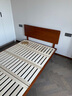 小半家具實(shí)木齊邊床中古風(fēng)家用臥室單人1.8黃楊木復(fù)古小野齊邊床1.5米 小野齊邊床1.5M【黃楊木】 曬單實(shí)拍圖