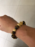 央創(chuàng)時尚【中國黃金授權(quán)】貔貅男士銀手鏈男足銀手串生日禮物送男生 質(zhì)感足【虎眼石】足銀貔貅手串 曬單實(shí)拍圖