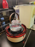World Kitchen康寧爐圍爐煮茶器套裝全玻璃恒溫養(yǎng)生壺電磁爐電陶爐煮茶電熱水壺電茶爐烤火爐 【仿真炭火】奶黃色 配茶壺+烤網(wǎng) 0.6L 曬單實拍圖