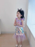 G.DUCKKIDS小黃鴨童裝公主裙女童連衣裙夏季兒童夏裝洋氣女孩亮片美人魚裙子 美人魚裙子 140 建議9~10歲【130-140cm】cm 曬單實(shí)拍圖