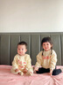 G. DUCKKIDS小黃鴨親子裝一家三口小月齡百天照周歲嬰兒連體衣爬服母女母子嬰 杏色(不加絨) 90 童裝(ME) 曬單實拍圖