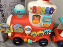 匯樂玩具（HUILE TOYS）玩具小火車嬰兒學(xué)步車兒童扭扭滑行車1-3歲男孩女孩周歲禮物 智趣4合1多功能小火車D8990 曬單實拍圖