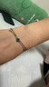 韞舜 S925銀孔雀綠四葉草雙層手鏈輕奢小眾新款生日禮物情人節(jié)送女友 925銀-玫瑰金色孔雀石四葉草手鏈 【禮盒裝】+珠寶首飾鑒定證書(shū) 曬單實(shí)拍圖