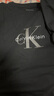 Calvin KleinJeans25夏季女士休閑通勤ck字母印花純棉針織短袖T恤47B864G 曬單實(shí)拍圖