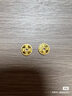 行金銀中足金999五帝幣手鏈轉(zhuǎn)運珠金錢幣DIY編繩手串手繩 生日禮物 順治通寶（克重多退少補） 約0.5g 曬單實拍圖