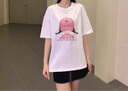 FOX.G純棉短袖t恤女新款2025白色打底衫夏季女裝衣服半袖純欲正肩上衣 可愛(ài)女孩100%純棉白色t恤 XL 【建議135-155斤】 曬單實(shí)拍圖