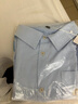 JEANSWEST LIFE真維斯短袖襯衣男款夏日冰絲涼感翻領(lǐng)上衣男青少年高級感男士外套 曬單實拍圖