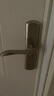 虎頓（HOTUN）木門鎖臥室門鎖室內(nèi)門鎖可調(diào)節(jié)尺寸通用門鎖免改孔門鎖KTS02-M125 曬單實拍圖